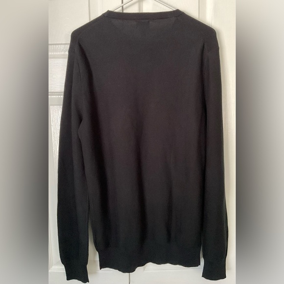J. Crew Cotton Crewneck Sweater in Garter Stitch Black Size MT NWOT, Preppy - Picture 4 of 14